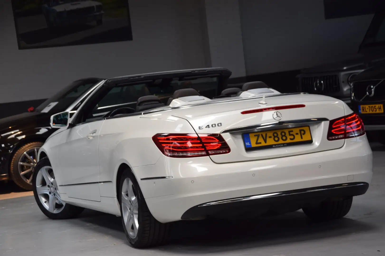 Mercedes-Benz E 400 Cabrio Prestige Navi|Leder|Airscarf|333pk!|Lane-As Blanc - 2