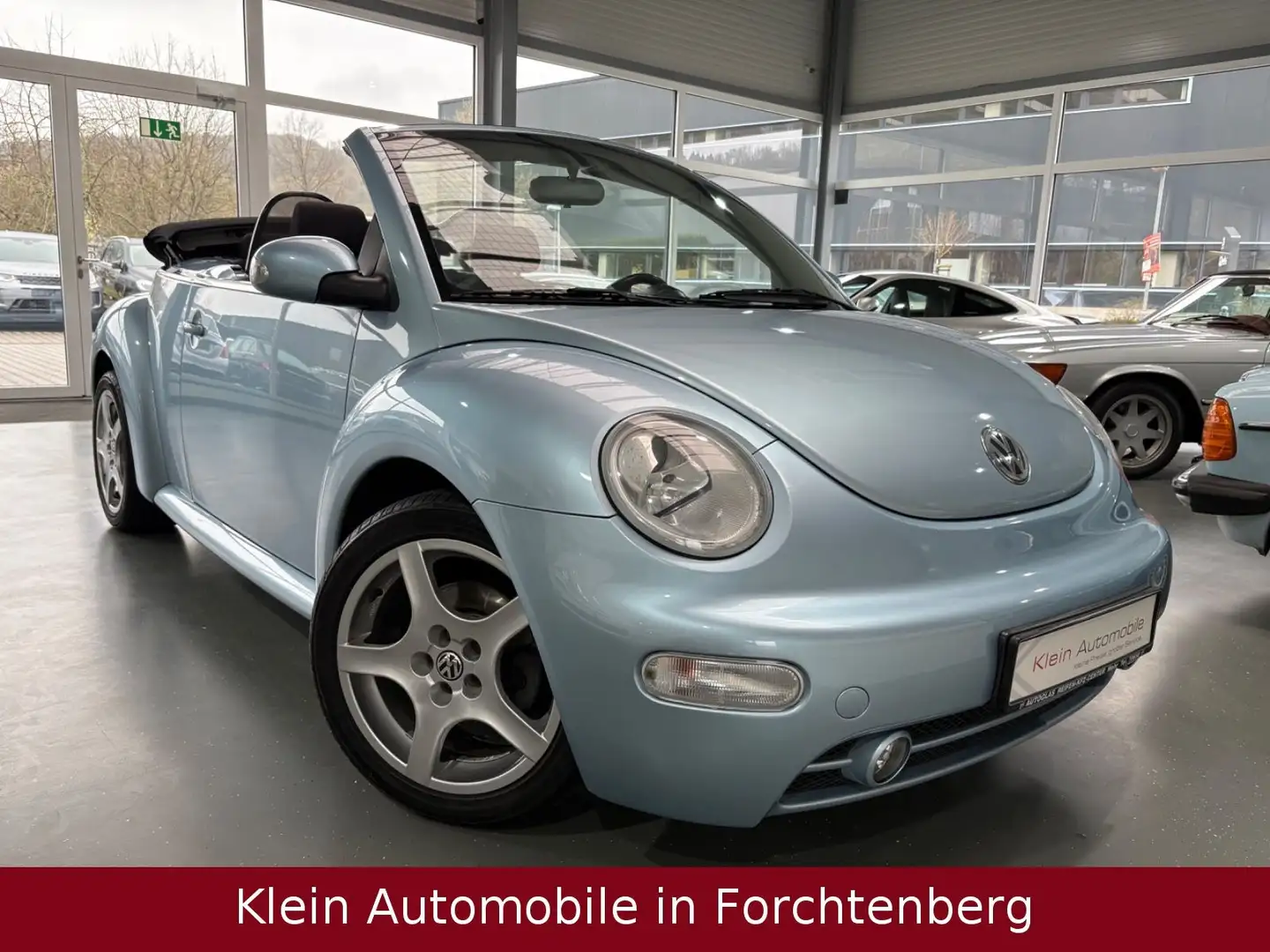 Volkswagen New Beetle Cabriolet 1.6 Highline Klima LM Blau - 1