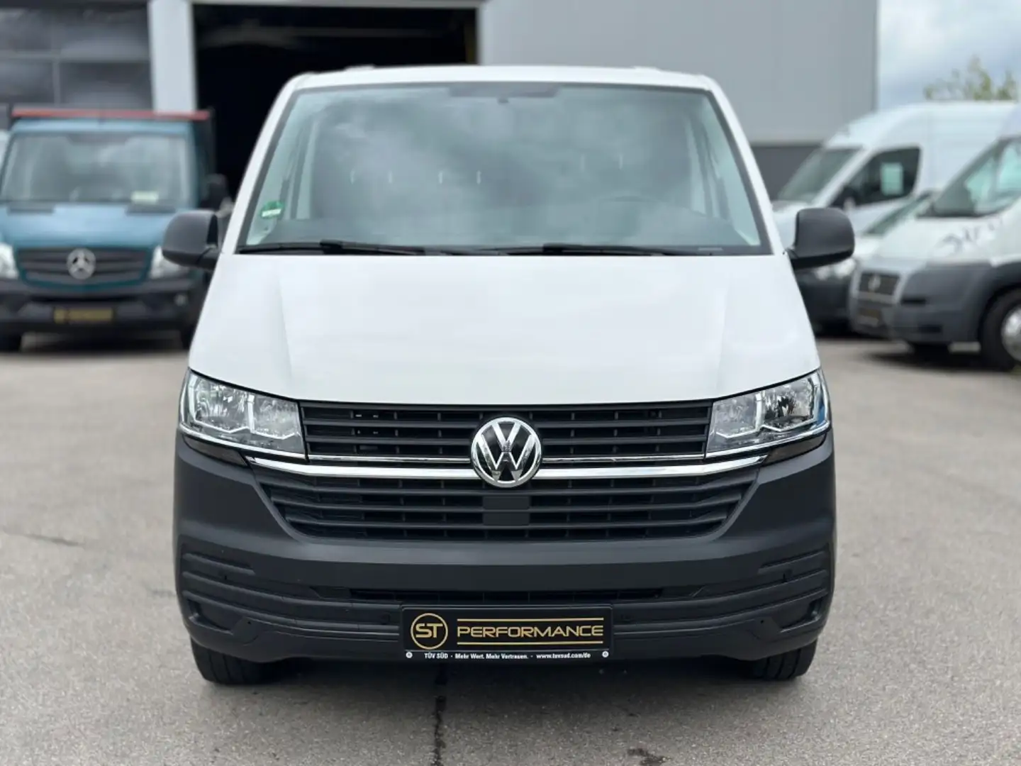 Volkswagen T6 Transporter T6.1 Transporter KLIMA 1HAND PDC EURO6 3-SITZER Weiß - 2