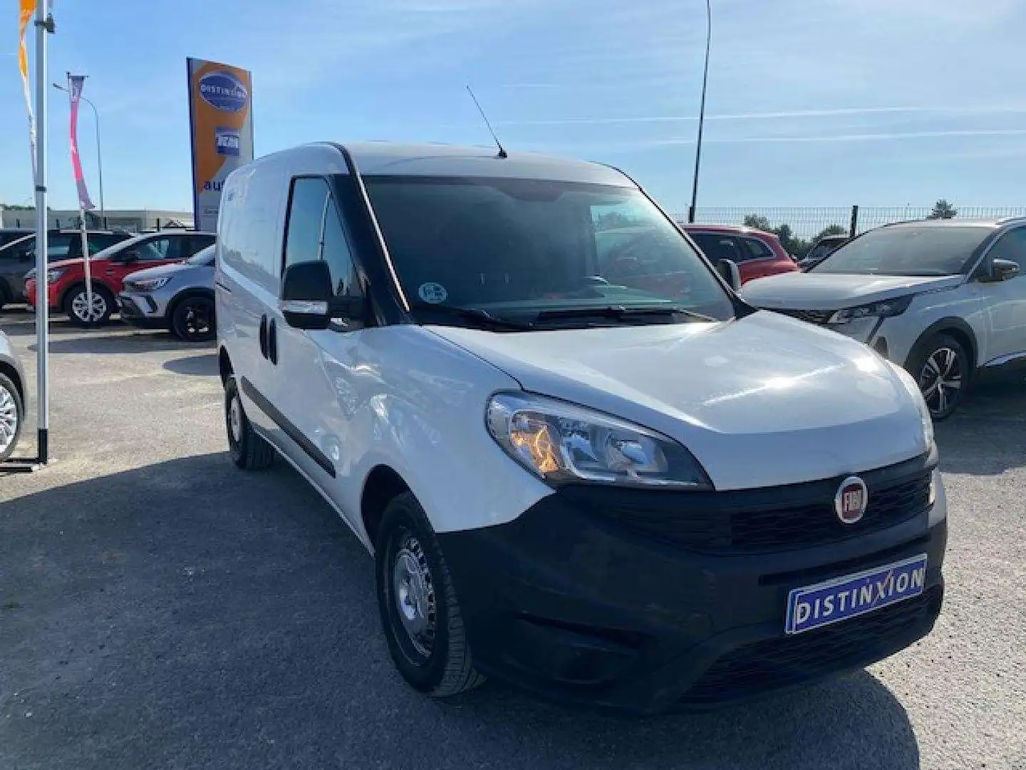 Fiat Doblo 1.3 Multijet II 16V - 90 EcoJet  Fourgon tôlé Pack USB Clim Blanc - 2