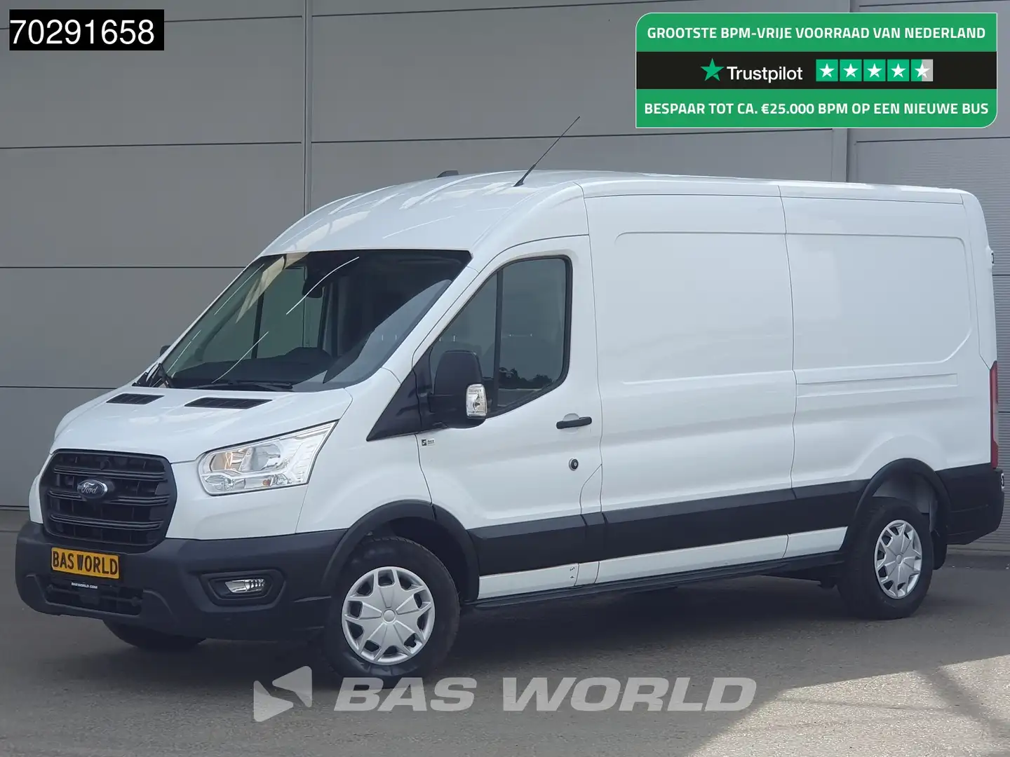 Ford Transit 130pk L3H2 Trekhaak Airco Cruise Euro6 L3 12m3 Air - 1