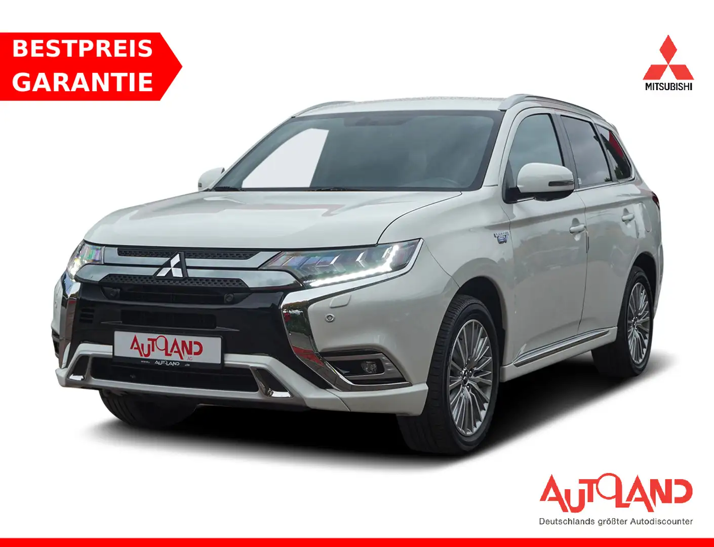 Mitsubishi Outlander 2.4 PHEV Plus Spirit 4WD LED AHK 360° Weiß - 1