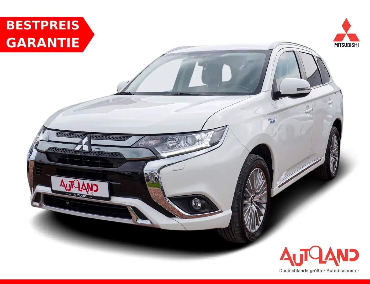 Mitsubishi Outlander 2.4 PHEV Plus Spirit 4WD LED AHK 360° Blanc - 1