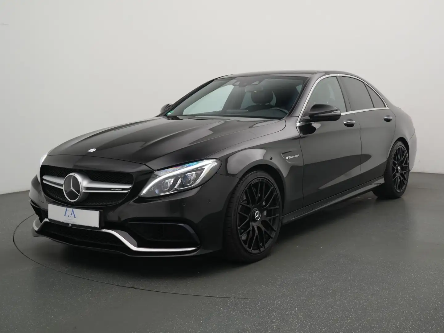 Mercedes-Benz C 63 AMG PANO+BURMESTER+RFKAM+LEDER+MEMORY+KESSY Negro - 1