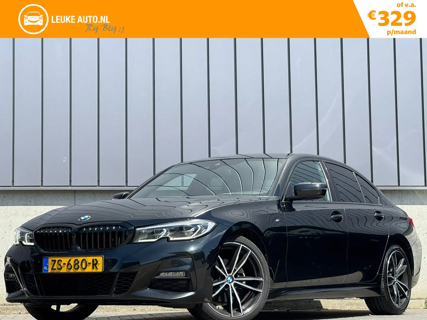 BMW 320 3-serie 320i 184PK Aut. M-Sport Shadow Laser Dode- Zwart - 1