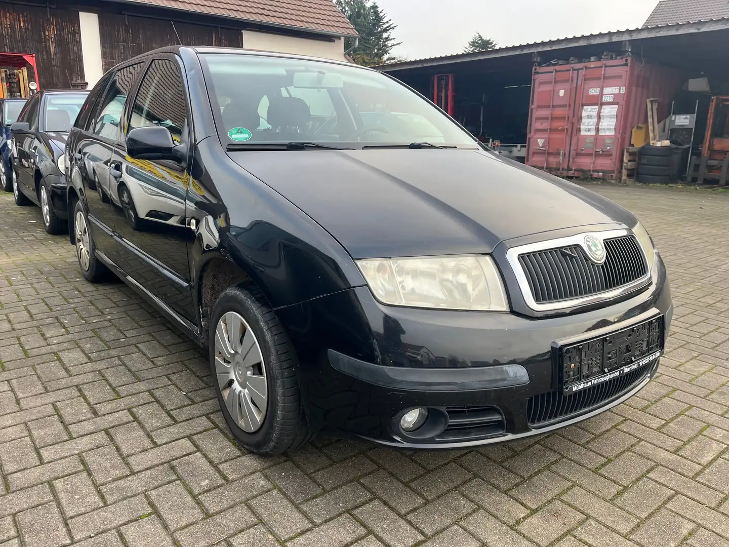 Skoda Fabia Kombi 1.2i HTP, 1. Hand, TÜV 10.2026, Kette neu Schwarz - 1