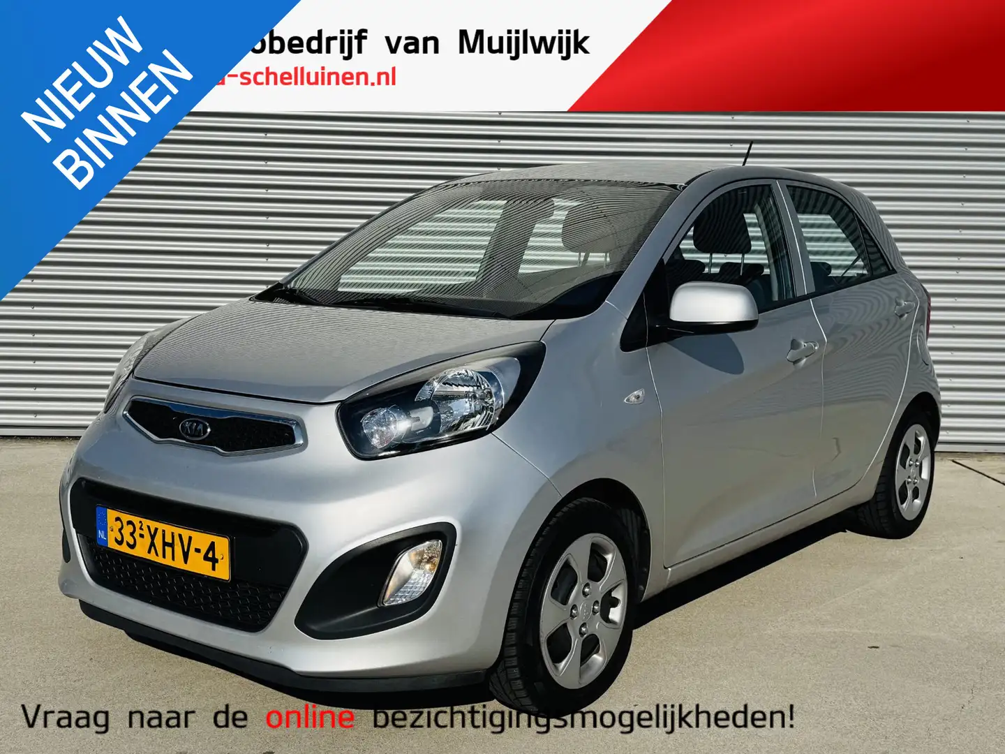 Kia Picanto 1.2 Comfort Pack 85pk Airco | NW door ons geleverd Grijs - 1