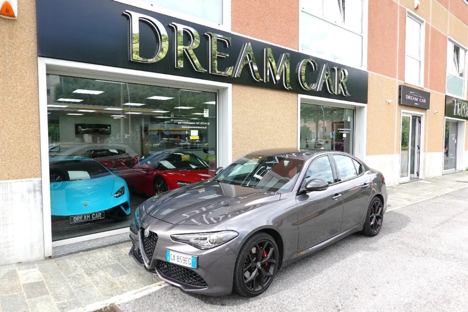 Alfa Romeo Giulia 2.2 Turbodiesel 190 CV AT8 Sprint UNIPRO Grigio - 1