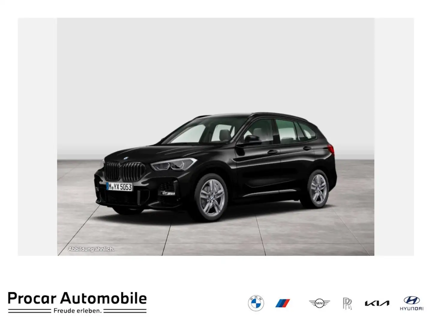 BMW X1 xDrive18d M-SPORT+AHK+RFK+NAVI+LED+PDC+HIFI Noir - 1