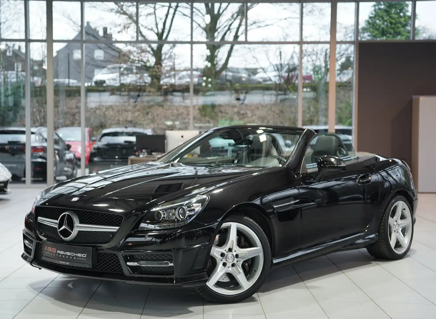 Mercedes-Benz SLK 200 BE AMG Line 2.H *36TSDKM *PDC*Navi*Leder Schwarz - 1