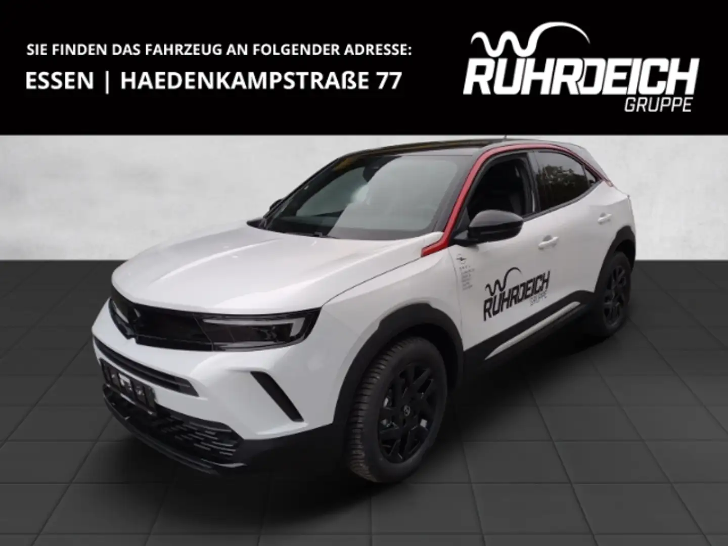Opel Mokka GS LINE 1.2 ALLWETTER SHZ LHZ KAMERA KLIMAAT CAR P Weiß - 1