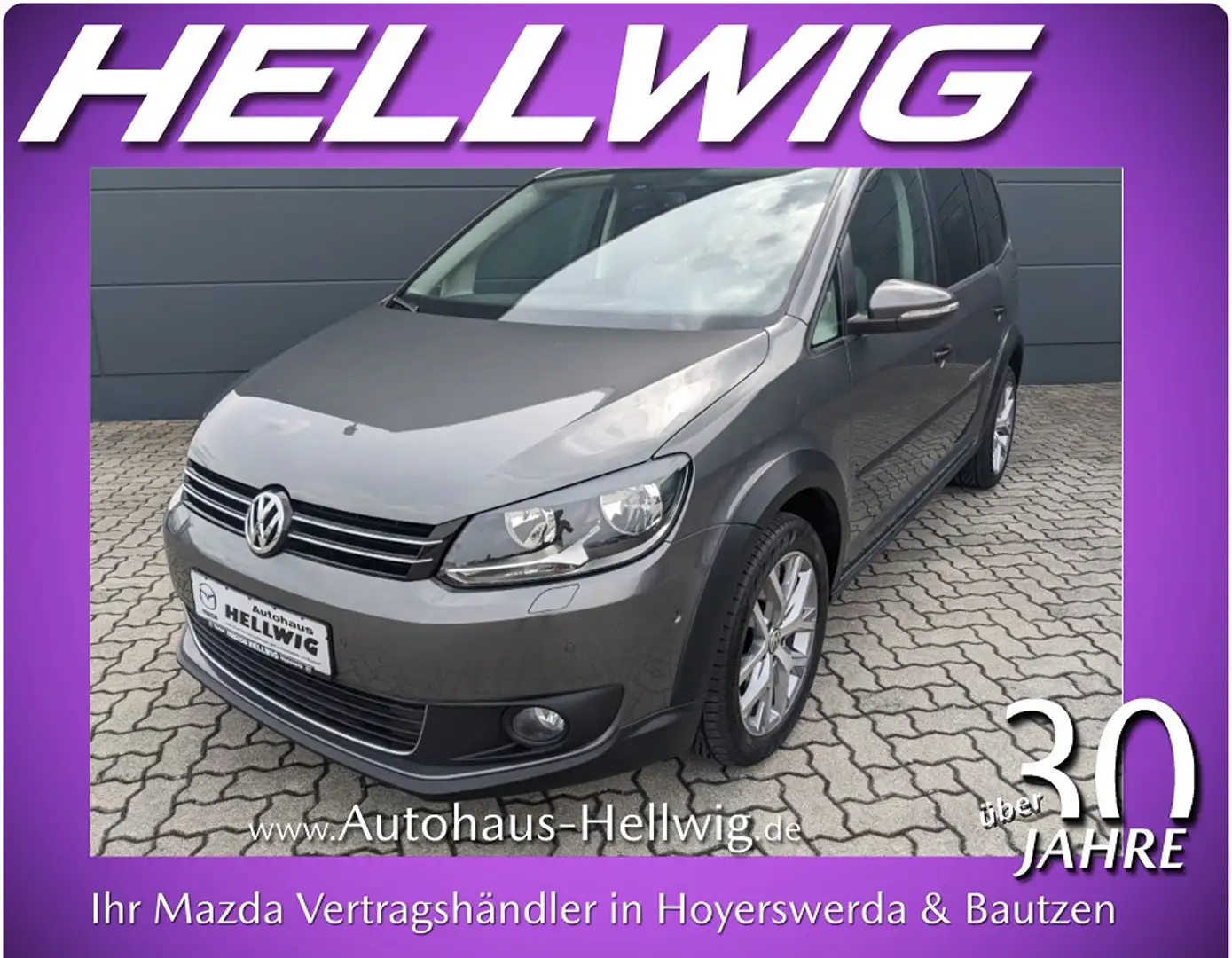 Volkswagen Touran 2.0l TDI Cross Navi PDC Sitzheizung Šedá - 1