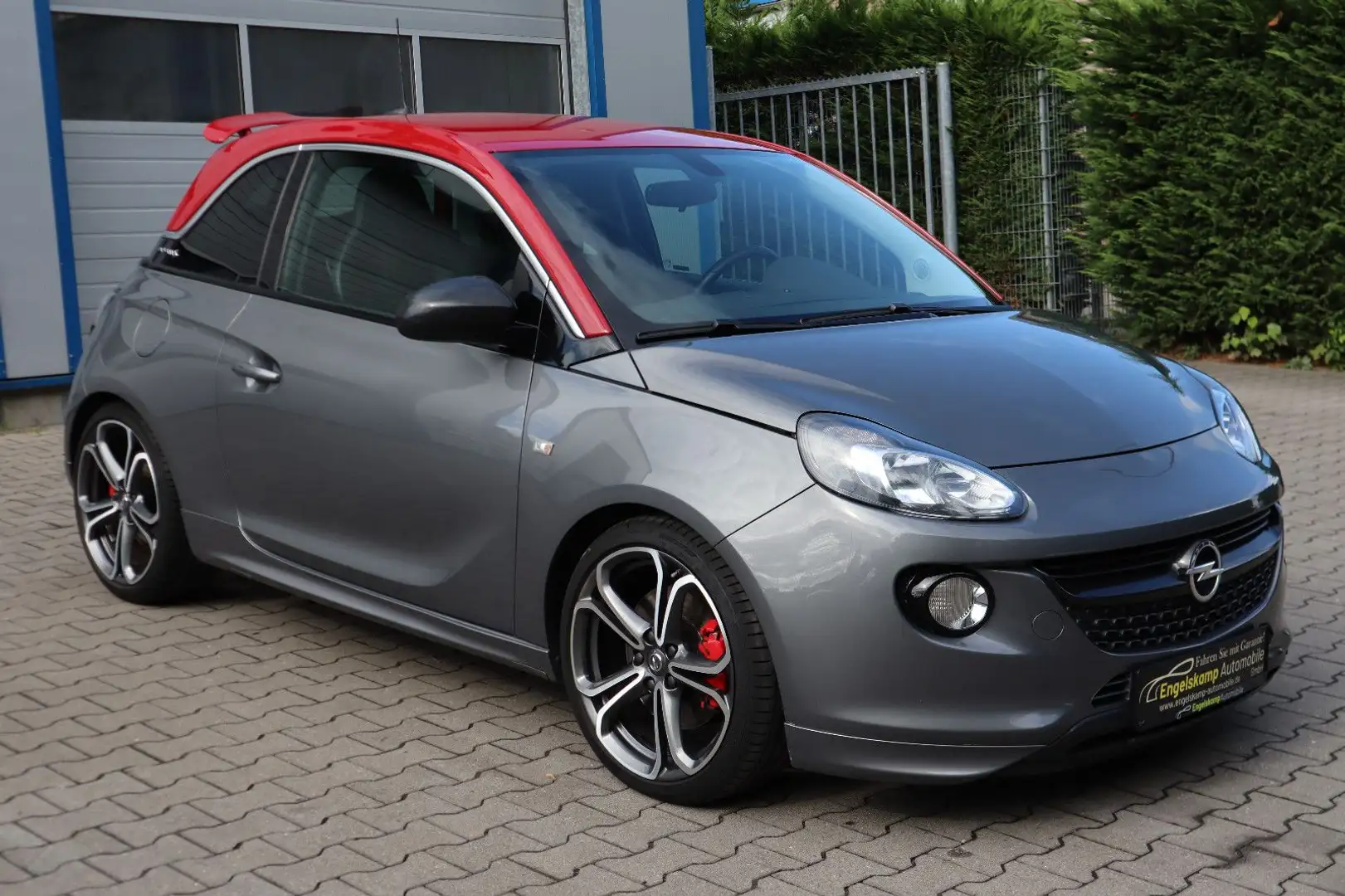 Opel Adam S 1.4 Turbo/Recaro/Leder/PDC/MFL/1.HAND Grau - 1