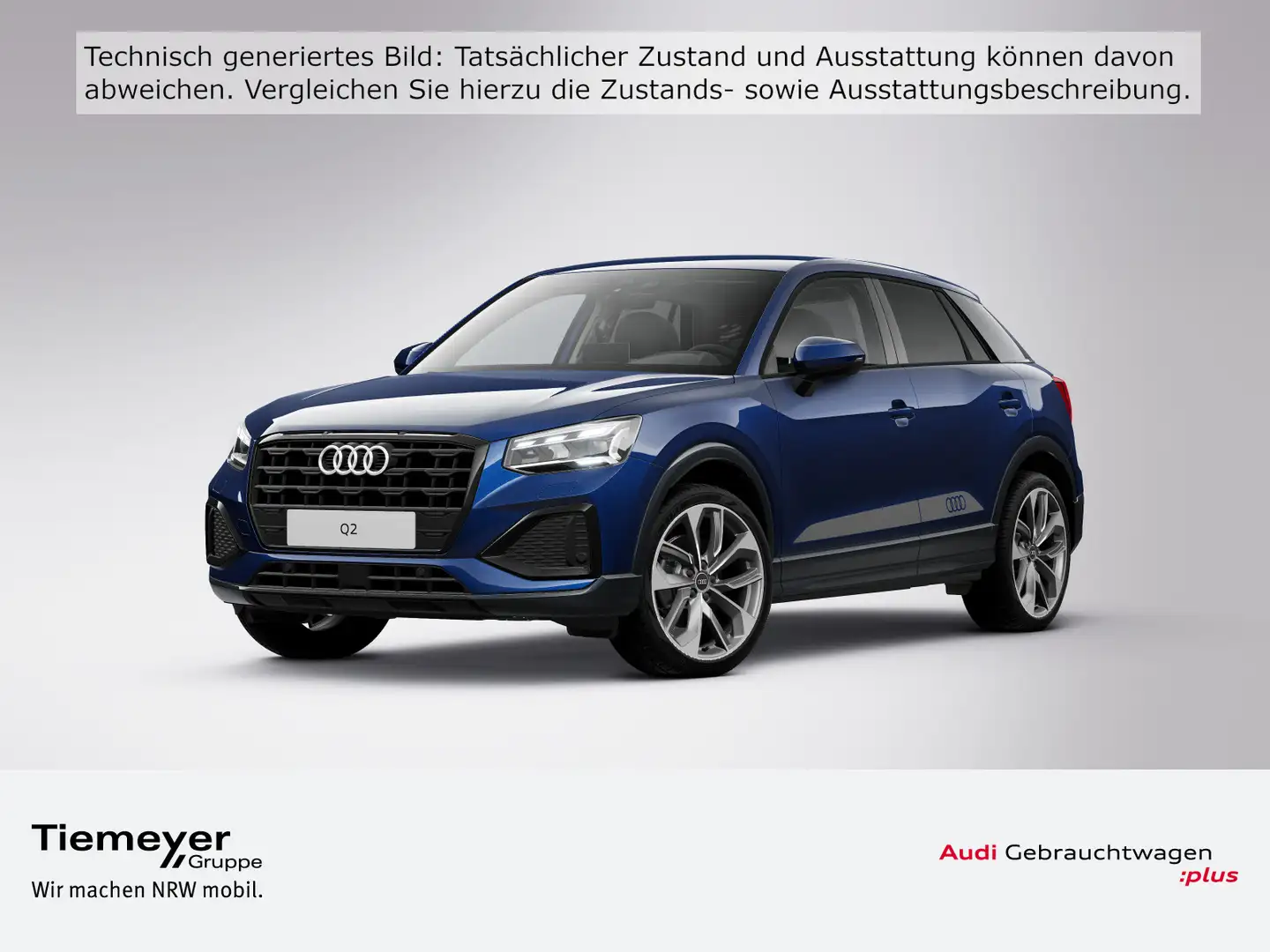 Audi Q2 35 TFSI ADVANCED LM19 MATRIX AHK eKLAPPE Blau - 1