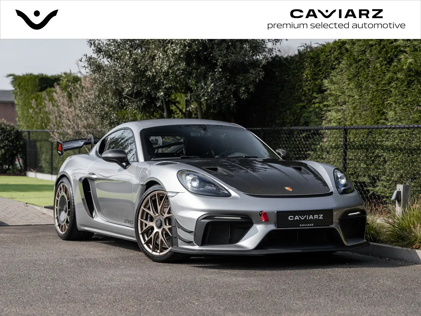 Porsche 718 CAYMAN GT4 RS WEISSACH - FULL MANTHEY RACING KIT’ Plateado - 1