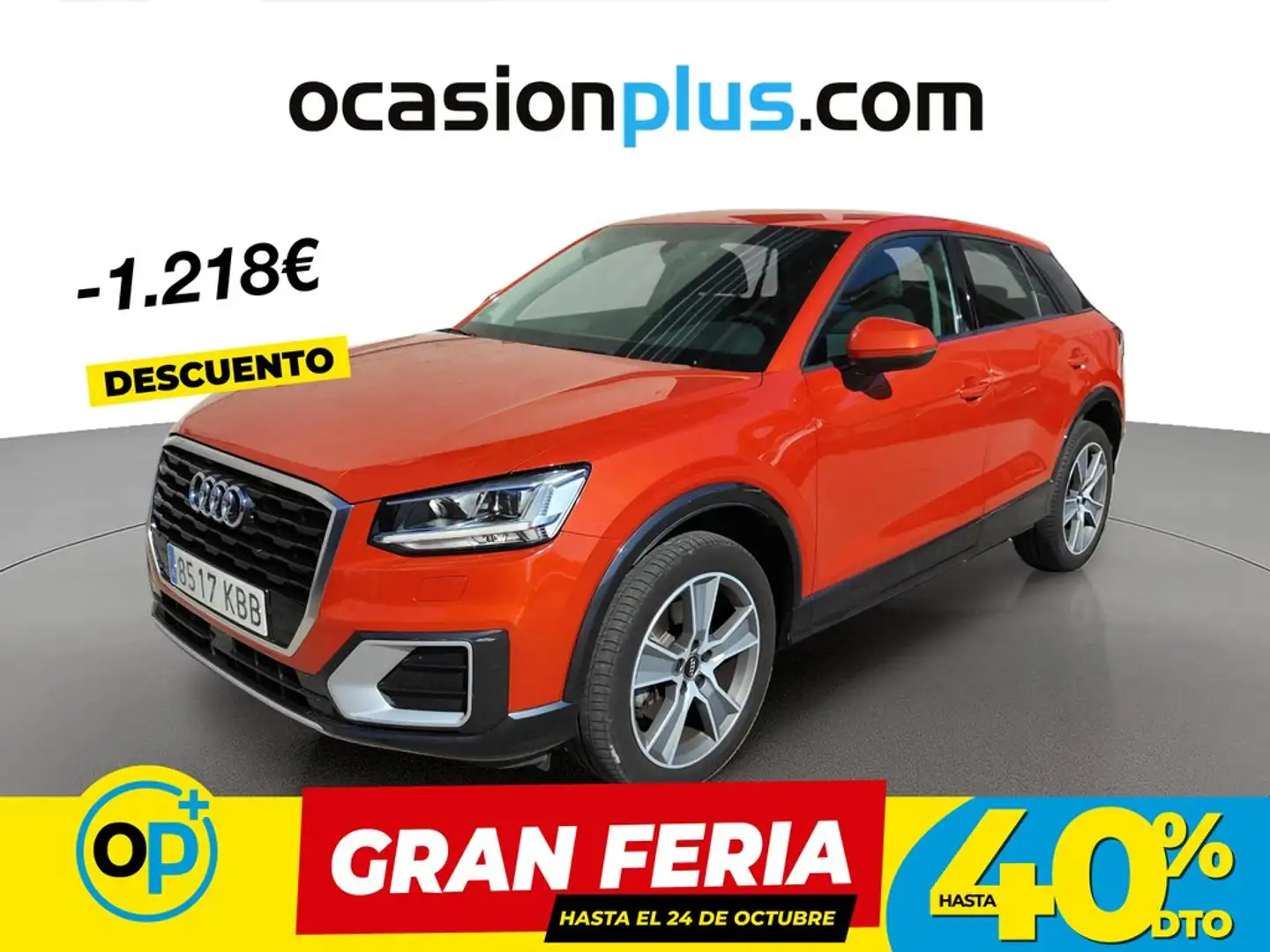 Audi Q2 1.6TDI Design edition 85kW Naranja - 1