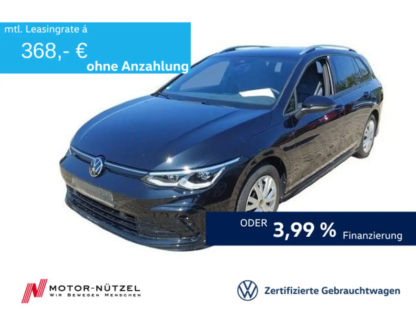 Volkswagen Golf Variant Golf VIII Variant 1.5eTSI DSG R-LINE 5JG+LED+NAV Schwarz - 1