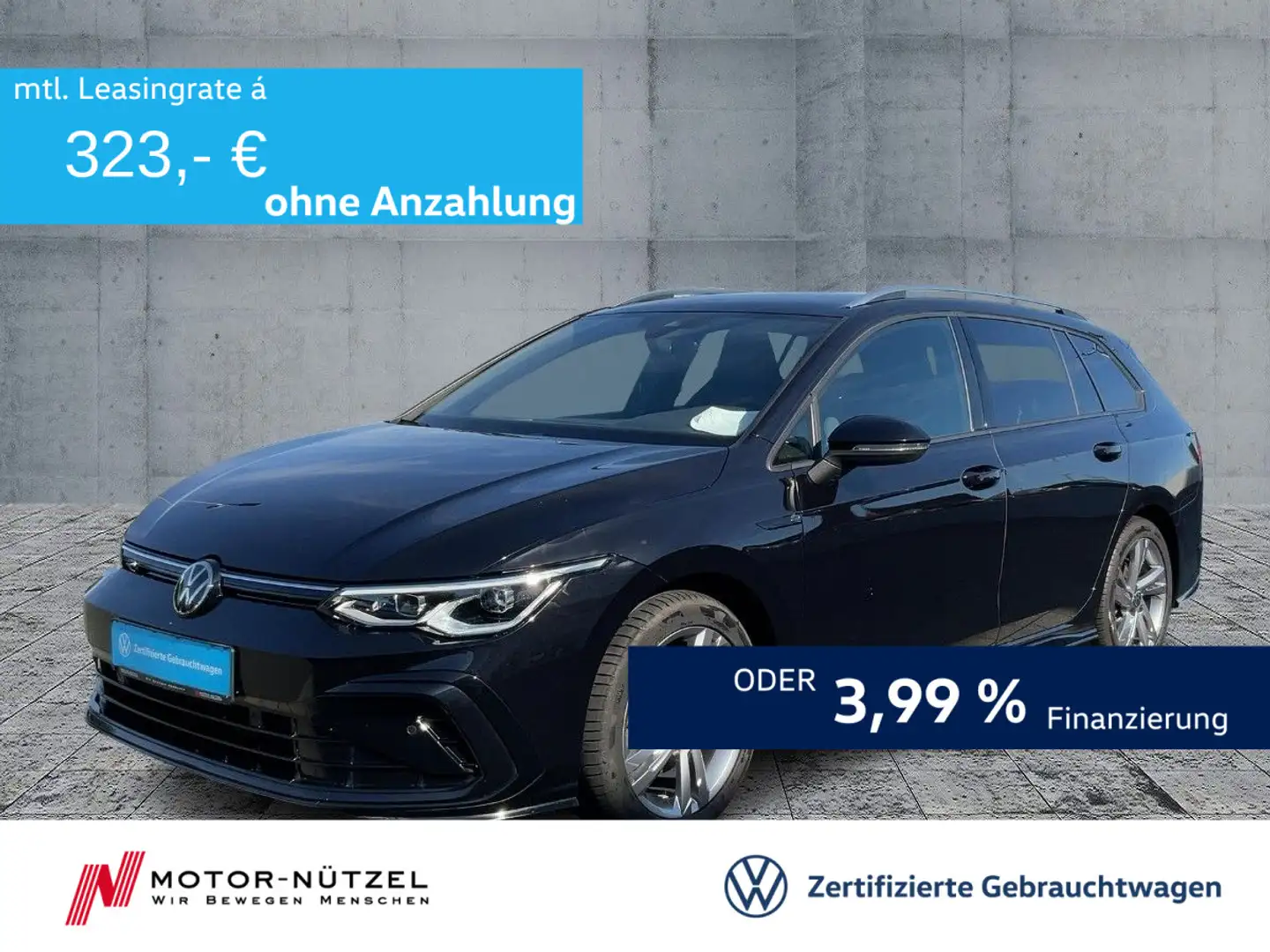 Volkswagen Golf Variant Golf VIII Variant 1.5eTSI DSG R-LINE 5JG+LED+NAV Schwarz - 1