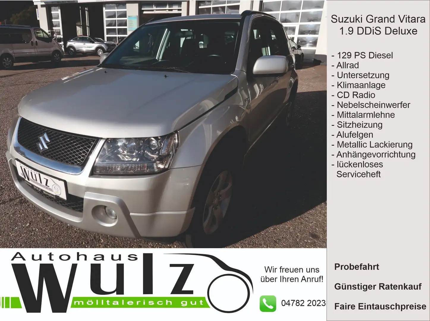 Suzuki Grand Vitara 1.9 DDIS Deluxe Argent - 1