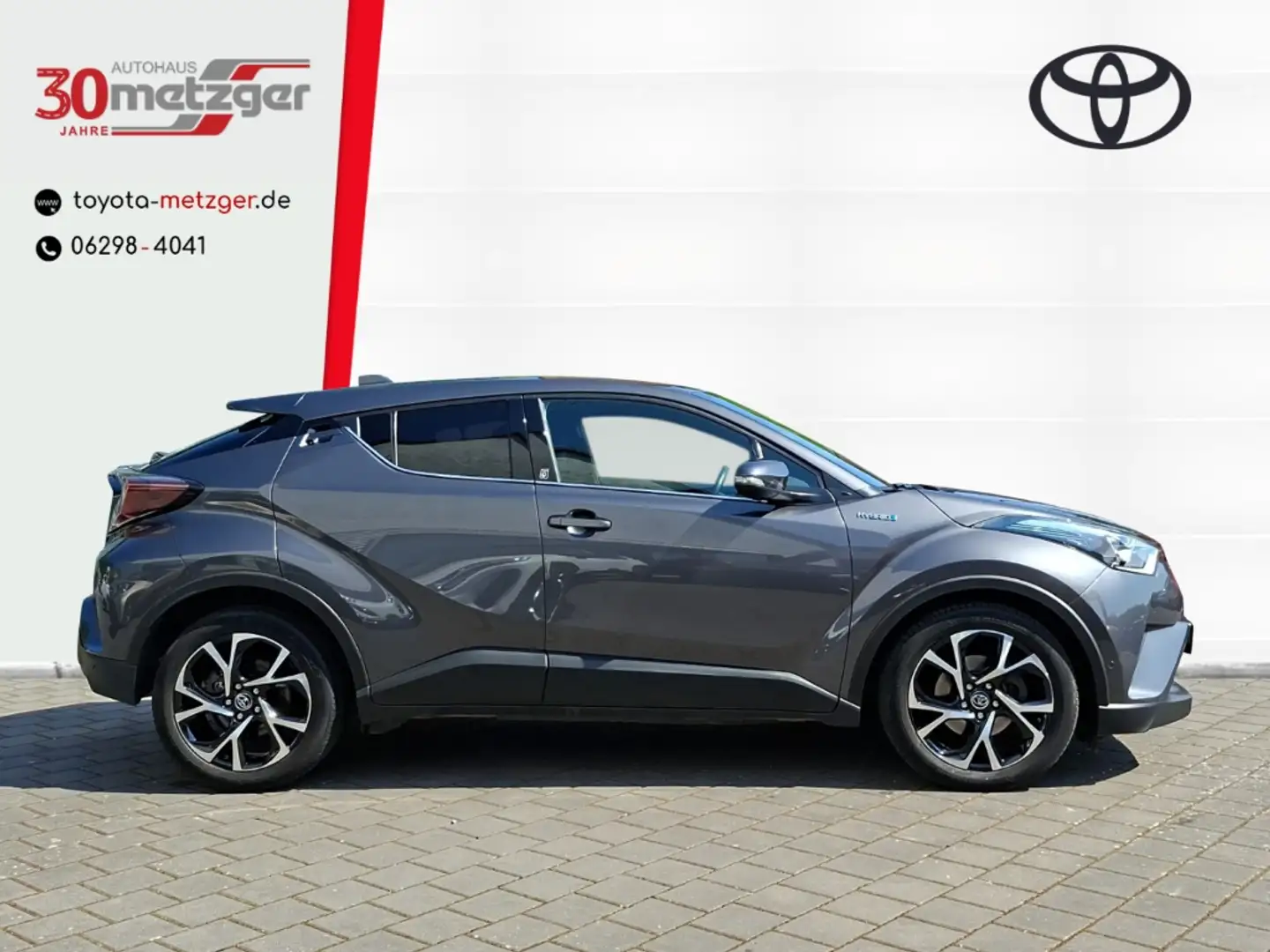 Toyota C-HR 1.8 Hybrid Team D +Navi  +Mehrzonenklima +DAB +Key Gris - 2