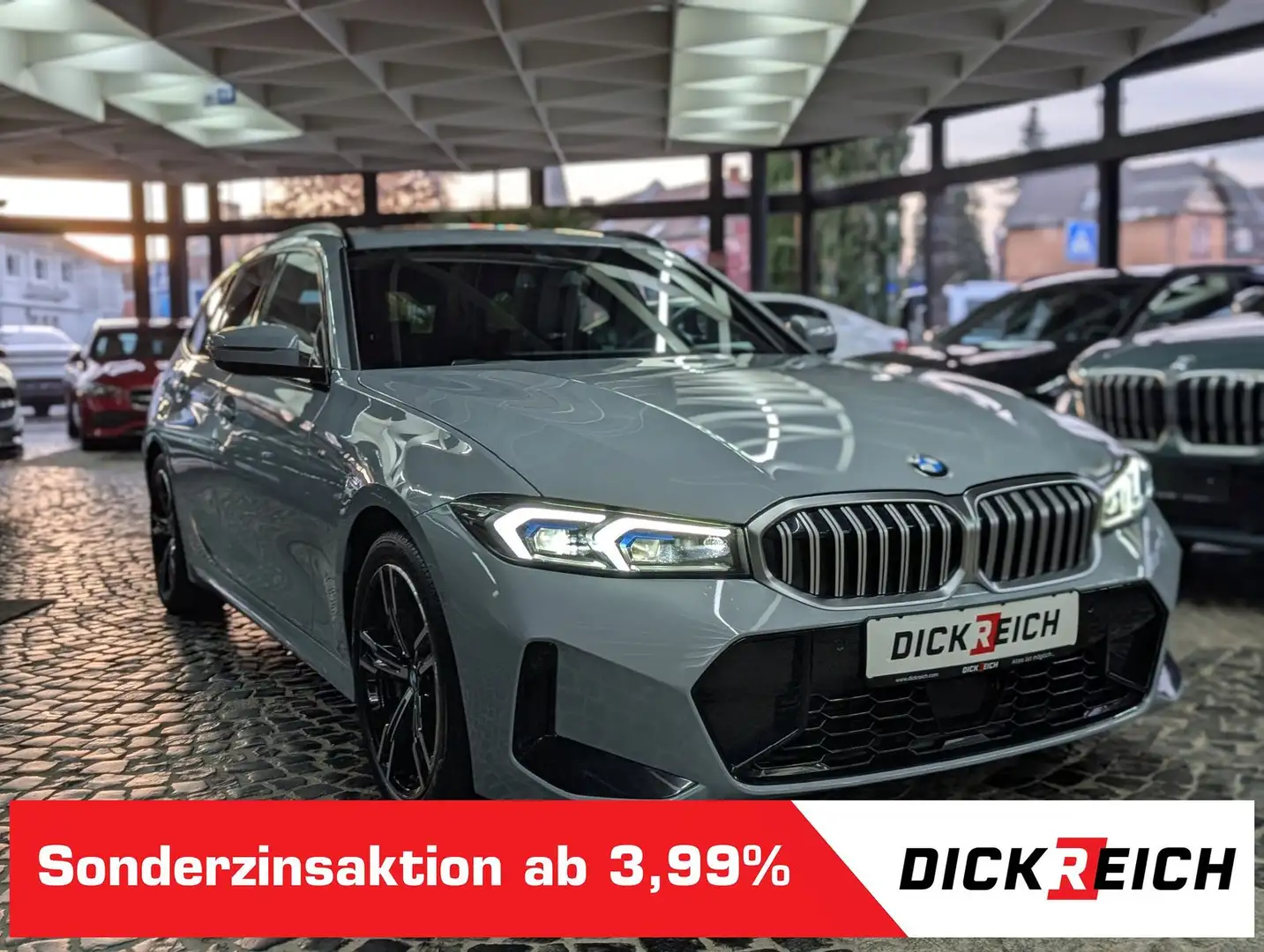BMW 330 d xDrive M Sport SHADOW PANO ACC KAM AHK LED Grau - 1
