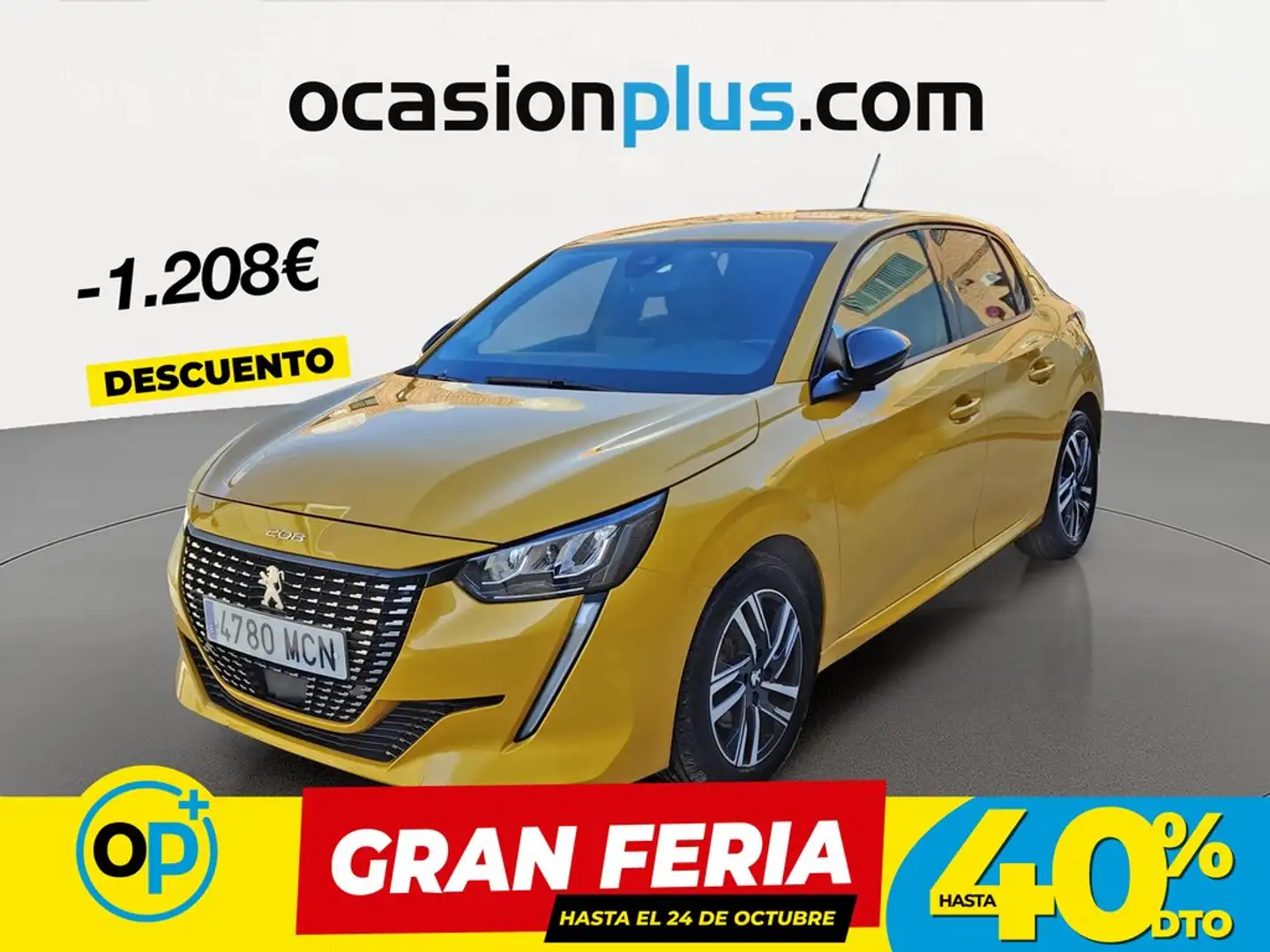 Peugeot 208 1.2 Puretech S&S Allure 100 Naranja - 1
