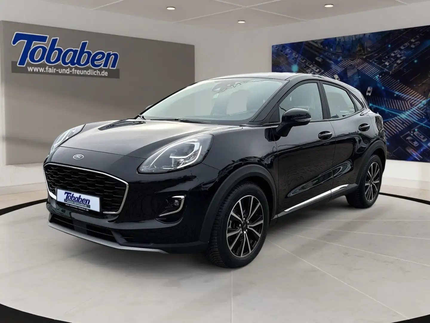Ford Puma 1.0 EcoBoost Titanium Massage/NAVI/PDC Noir - 1
