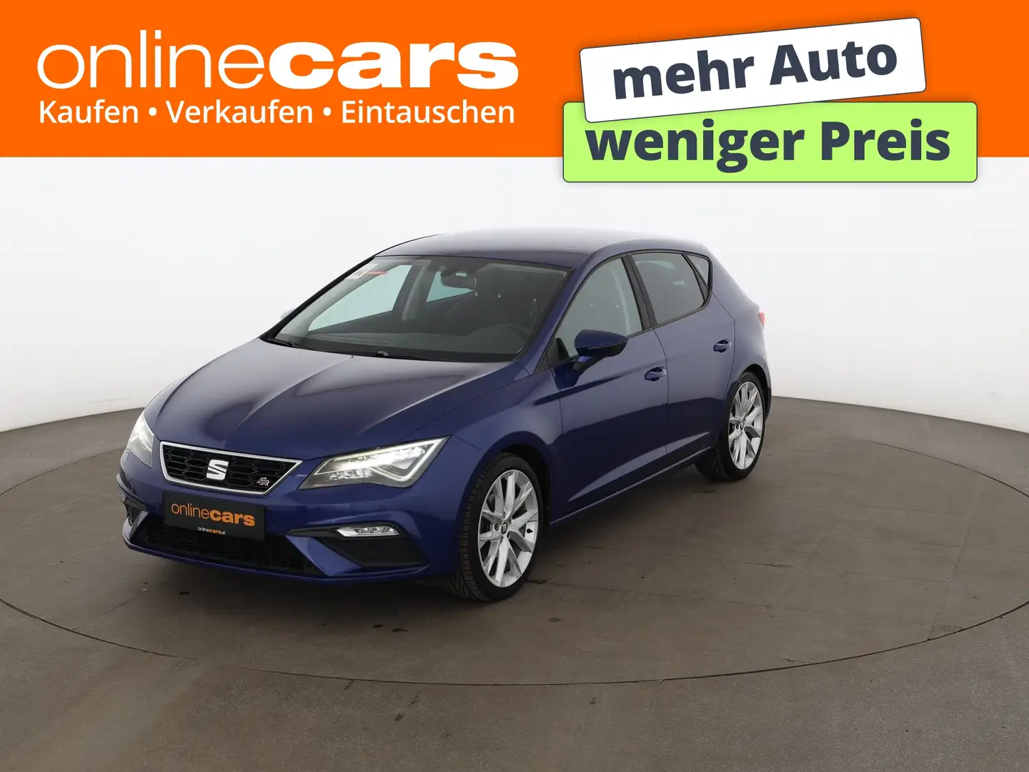 SEAT Leon 1.4 TSI FR LED SITZHZG TEMPOMAT KLIMA-AUTO Blau - 1