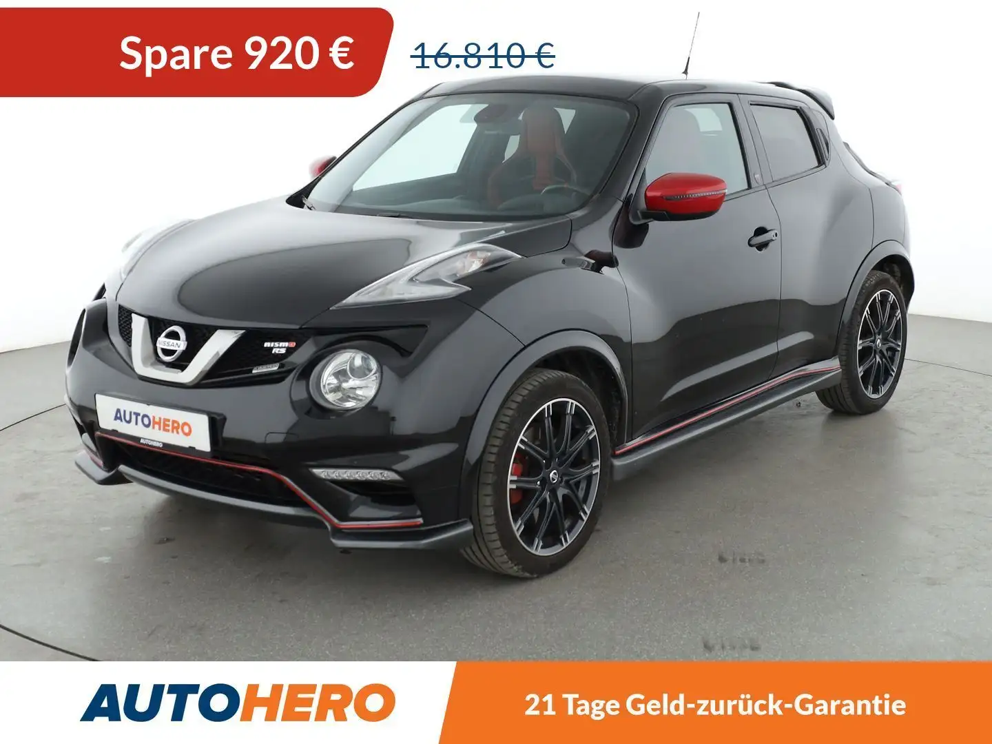 Nissan Juke 1.6 Nismo RS 4x4 Aut*NAVI*XENON*TEMPO*CAM* Schwarz - 1