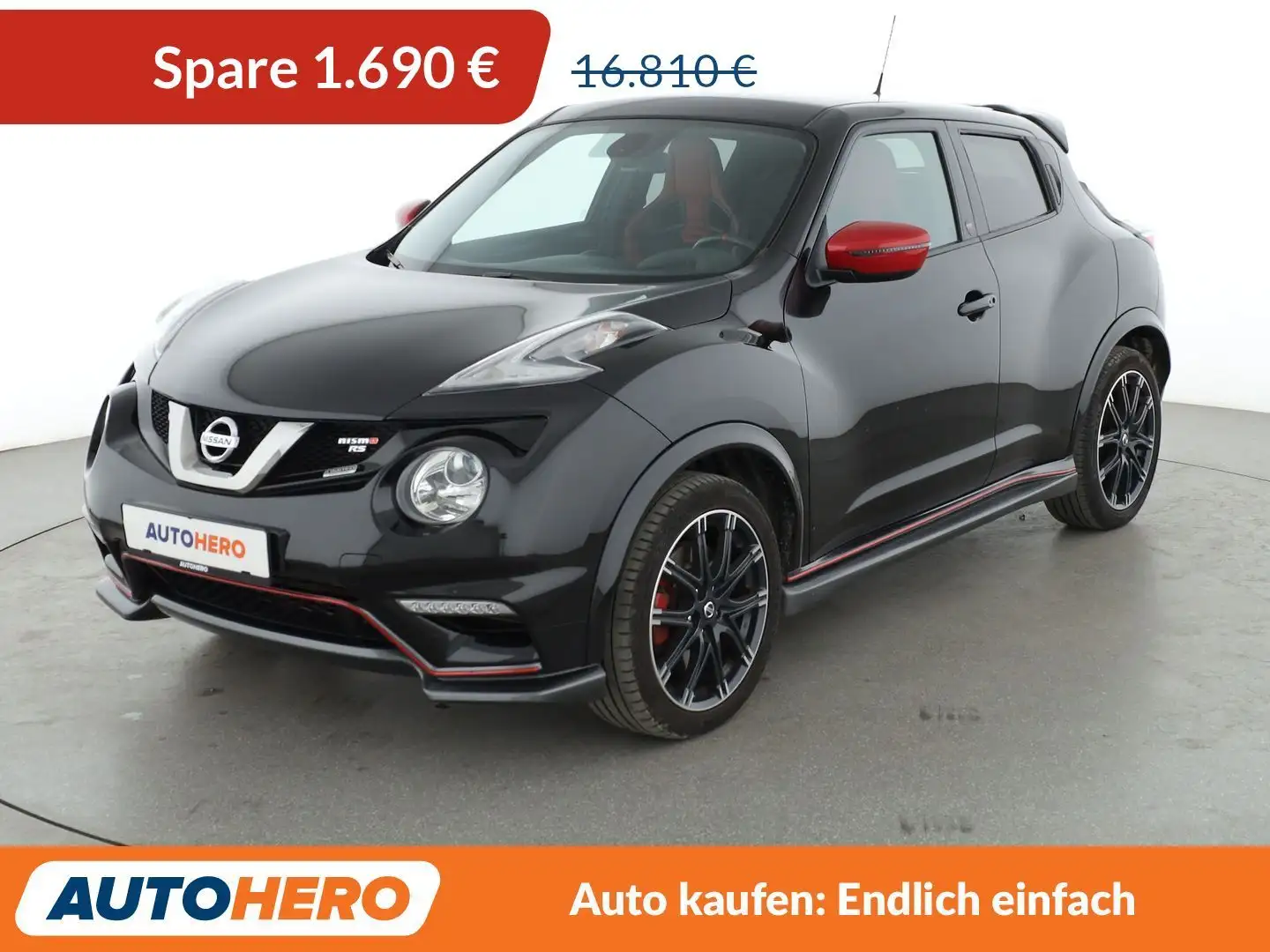 Nissan Juke 1.6 Nismo RS 4x4 Aut*NAVI*XENON*TEMPO*CAM* Schwarz - 1