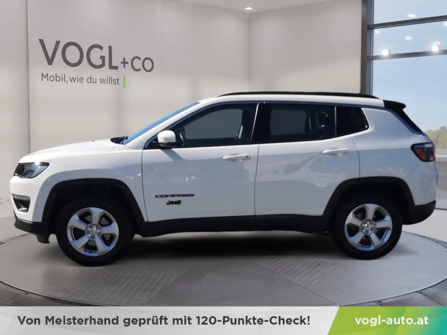 Jeep Compass 2,0 MuliJet AWD 6MT 140 Longitude Weiß - 2