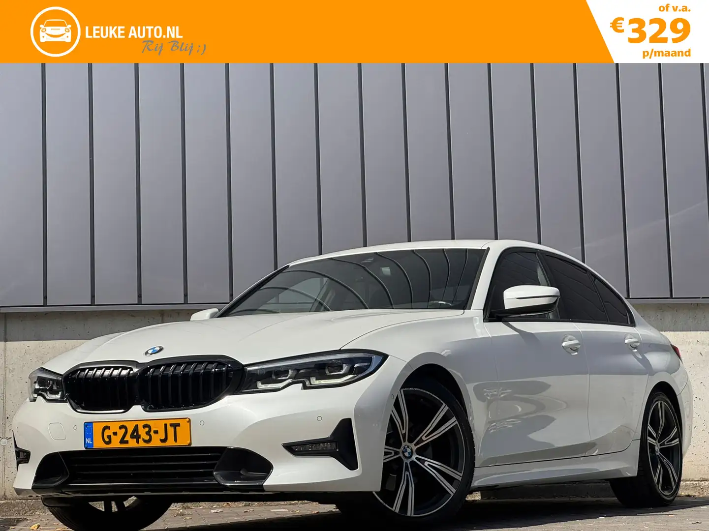 BMW 320 3-serie 320i 184PK Automaat M-Sport Shadow Head-UP Wit - 1