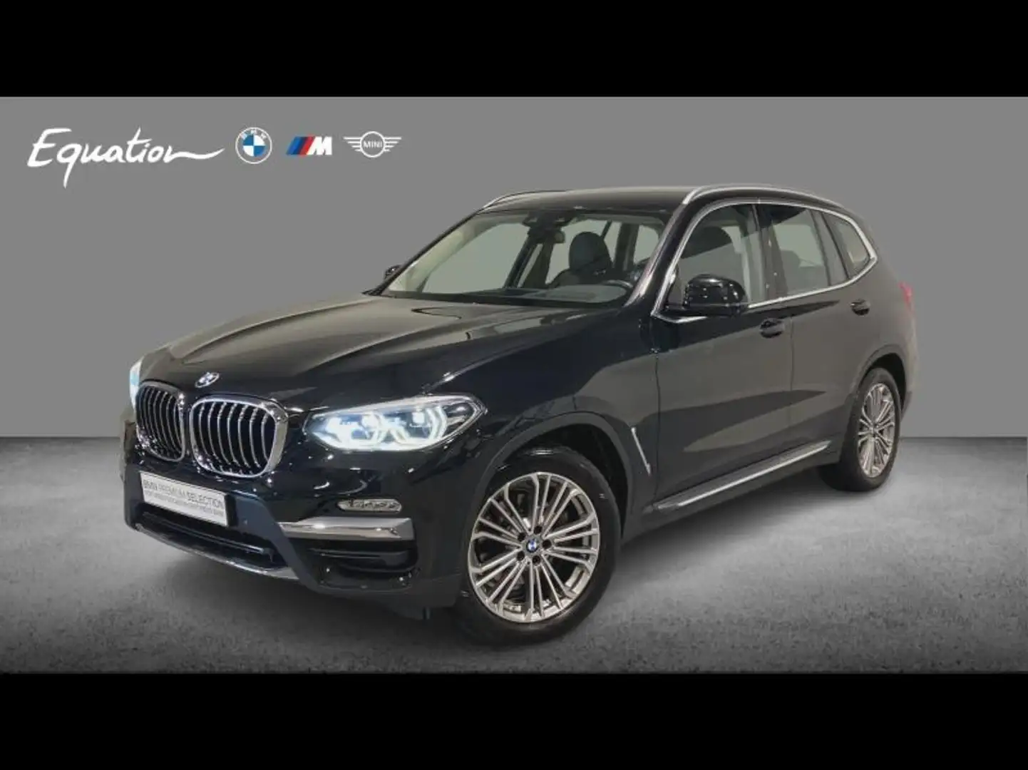 BMW X3 xDrive20dA 190ch xLine Euro6c Noir - 1