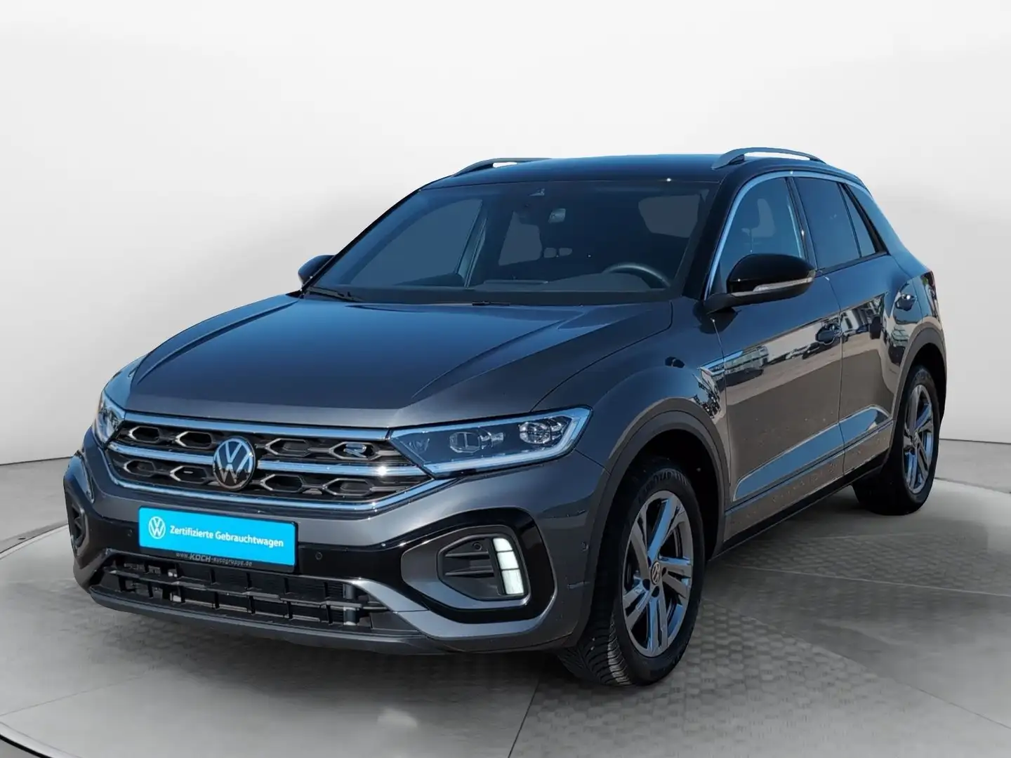Volkswagen T-Roc 2.0TDI R-Line DSG Navi LED AHK Kamera Grijs - 2
