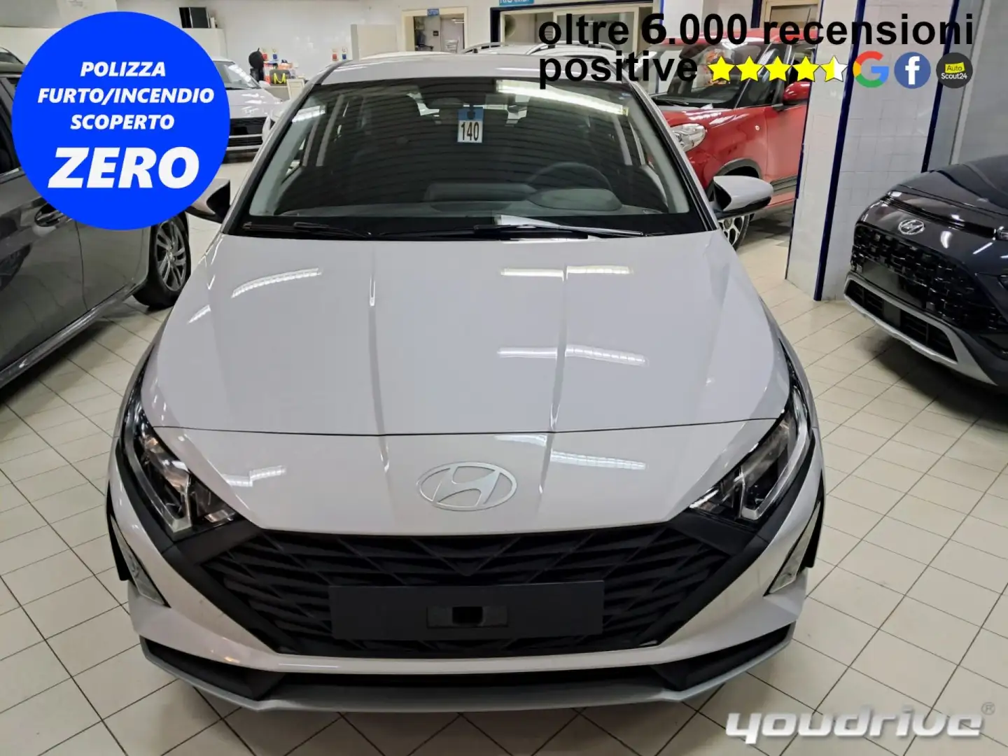 Hyundai i20 1.2 MPI GPL ORIGINALE CASA Connectline KM0 Grigio - 1