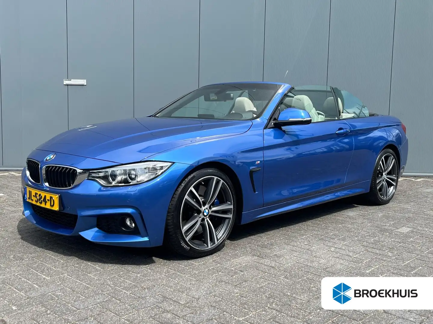 BMW 430 4-serie Cabrio 430i 250pk High Executive M-Pakket Blauw - 1
