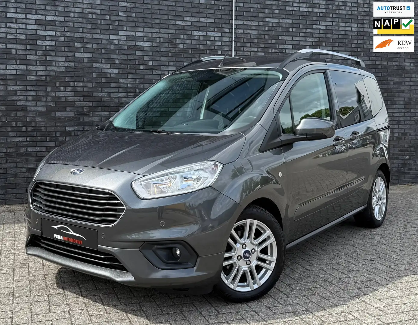 Ford Tourneo Courier 1.0 Titanium NWE Distributie|Groot Navi|Cruise|Sto Grijs - 1