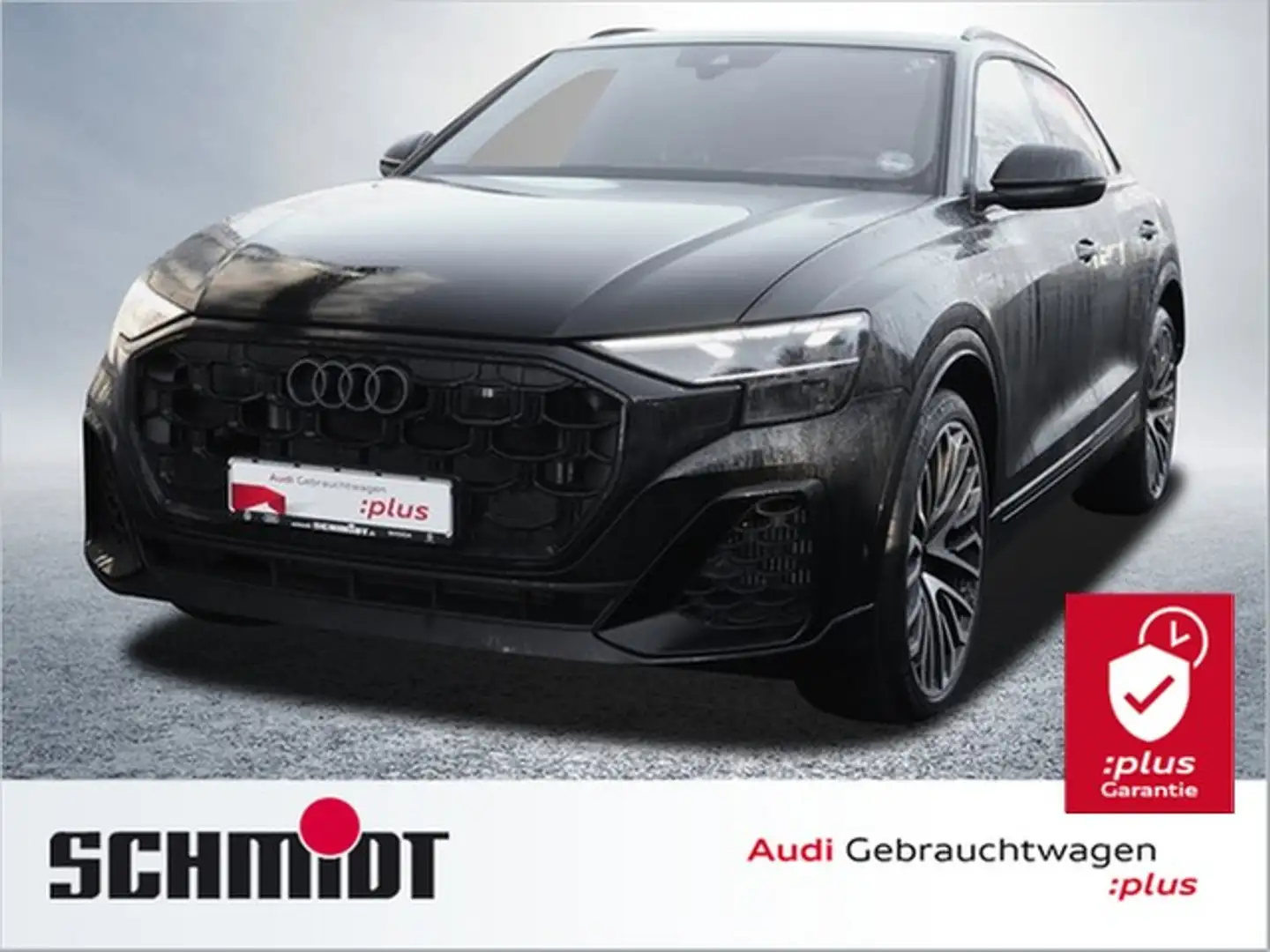 Audi Q8 55 TFSI e quattro S line LM23 B&O AHK Pano HuD ... Noir - 1