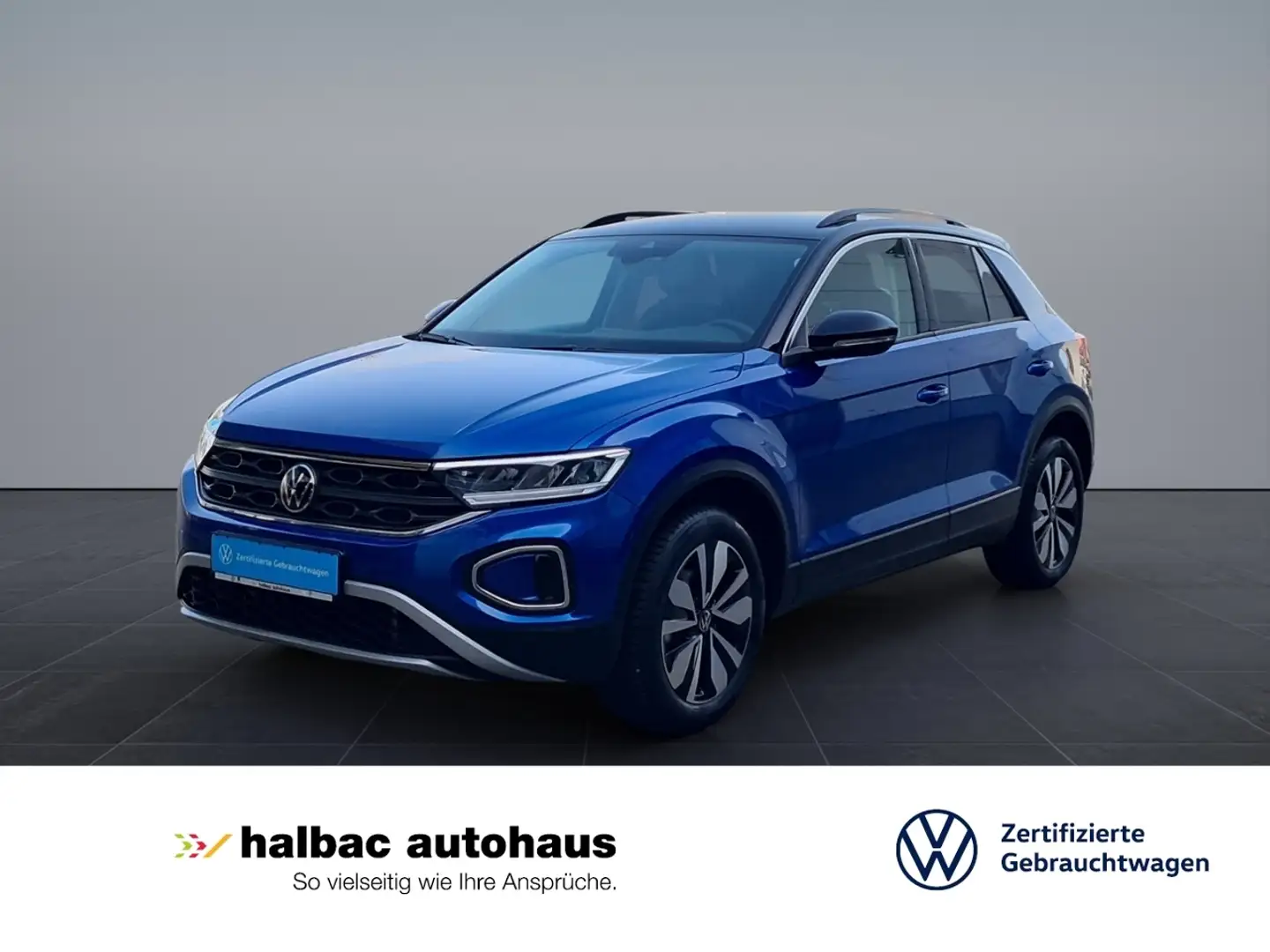 Volkswagen T-Roc 1.5 TSI DSG Goal+NAVI+LED+KAMERA+PDC+SHZ+ACC+APPC Blau - 1