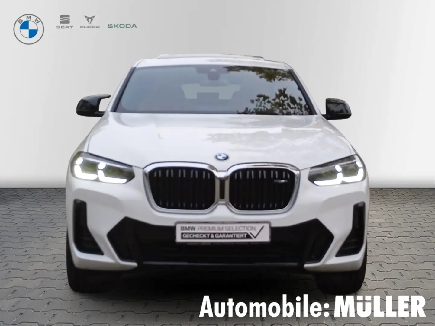BMW X4 M40d*Laser*DAB*AHK*HiFi*HUD*Panorama*Standhzg.* Weiß - 2