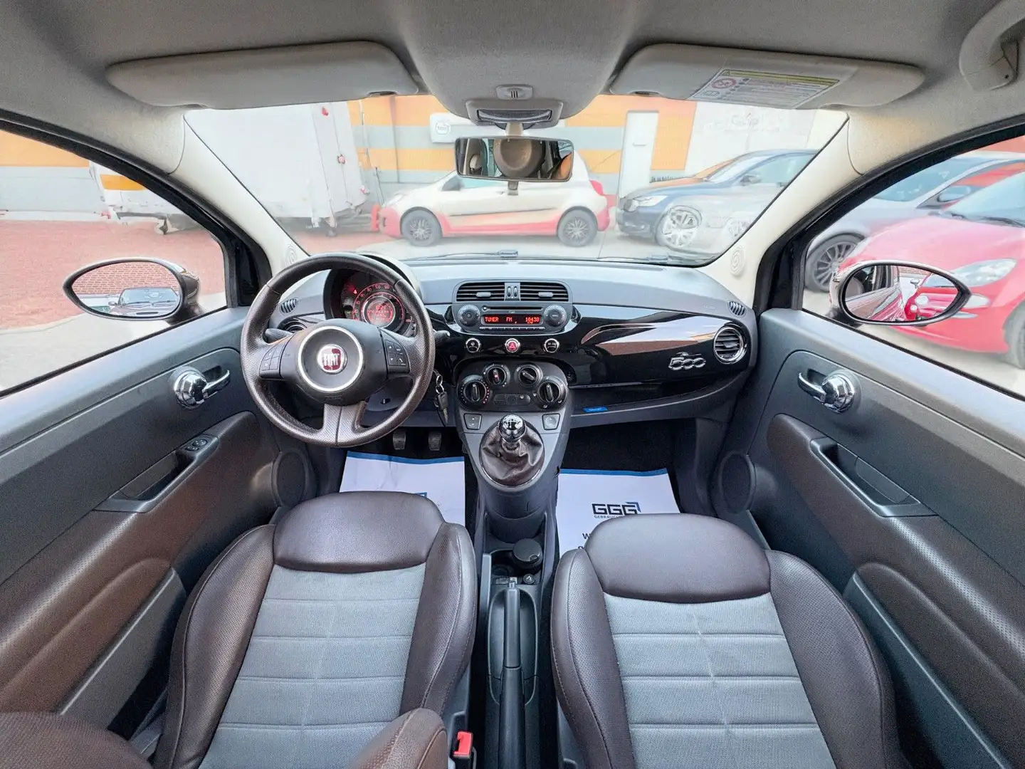 Fiat 500 1.2 8V Sport 2.Hd 44.000Km Sportsitze Leder Noir - 2