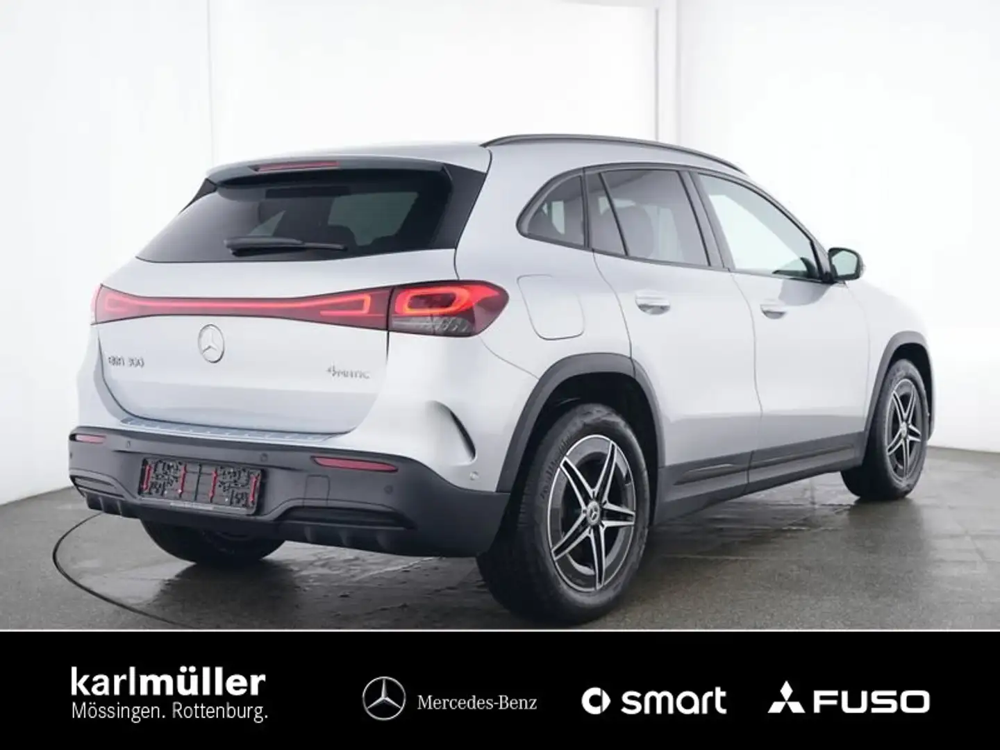 Mercedes-Benz EQA 300 EQA 300 4M AMG-L Apple+Standh+Night+LED+Totw+RfK Silber - 2