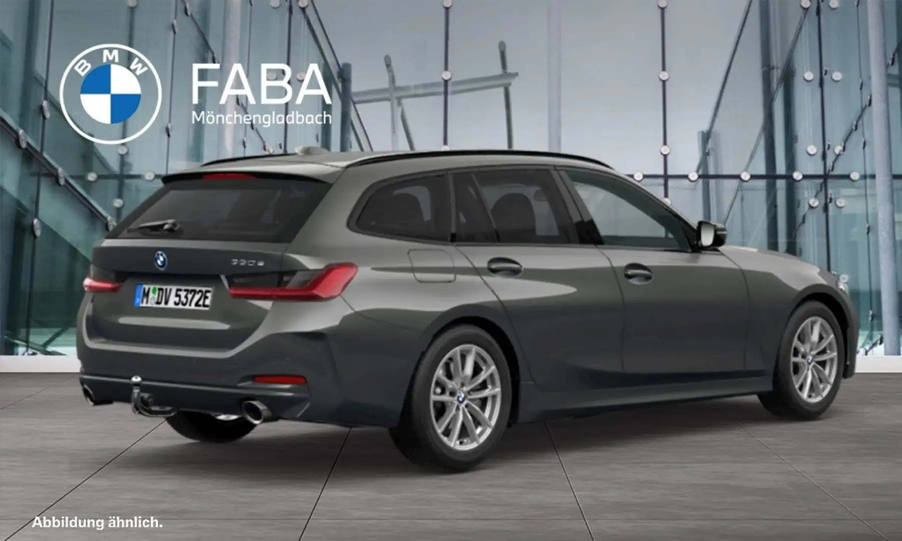 BMW 330 e Touring DAB Tempomat Klimaaut. Shz PDC Grau - 2