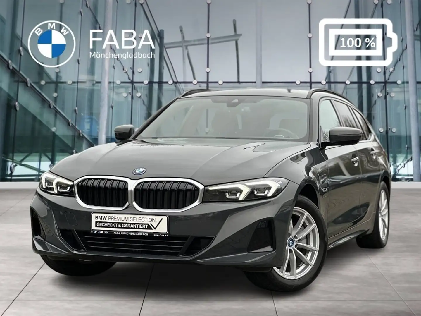 BMW 330 e Touring DAB Tempomat Klimaaut. Shz PDC Grau - 1
