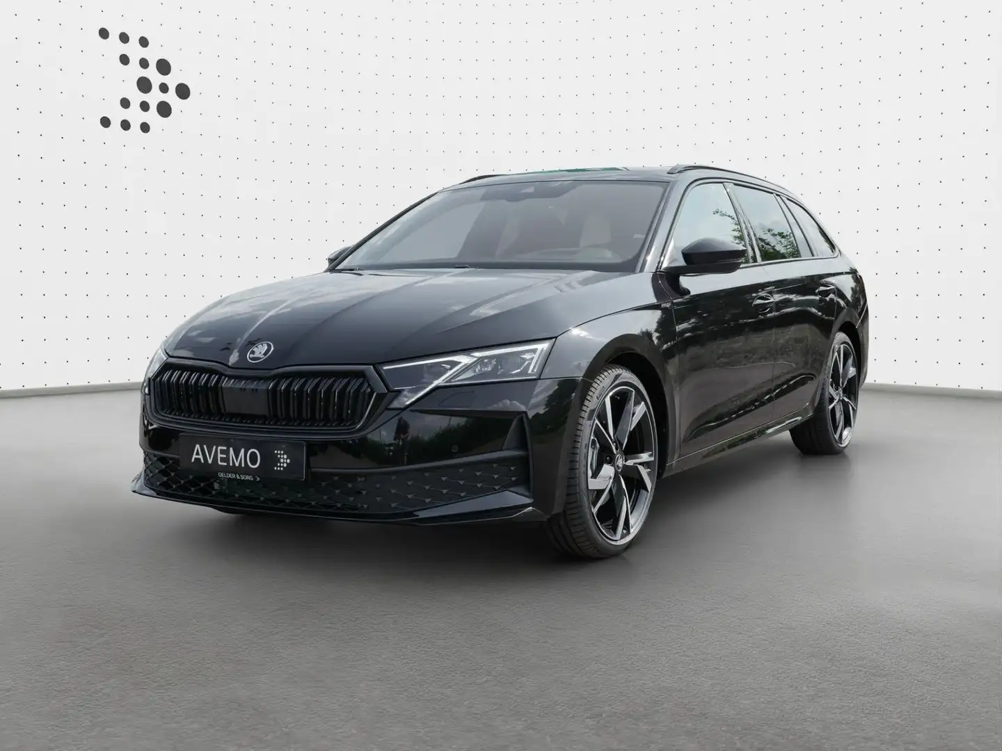Skoda Octavia Combi Sportline 2.0 TDI AHK*HuD*MATRIX Zwart - 1