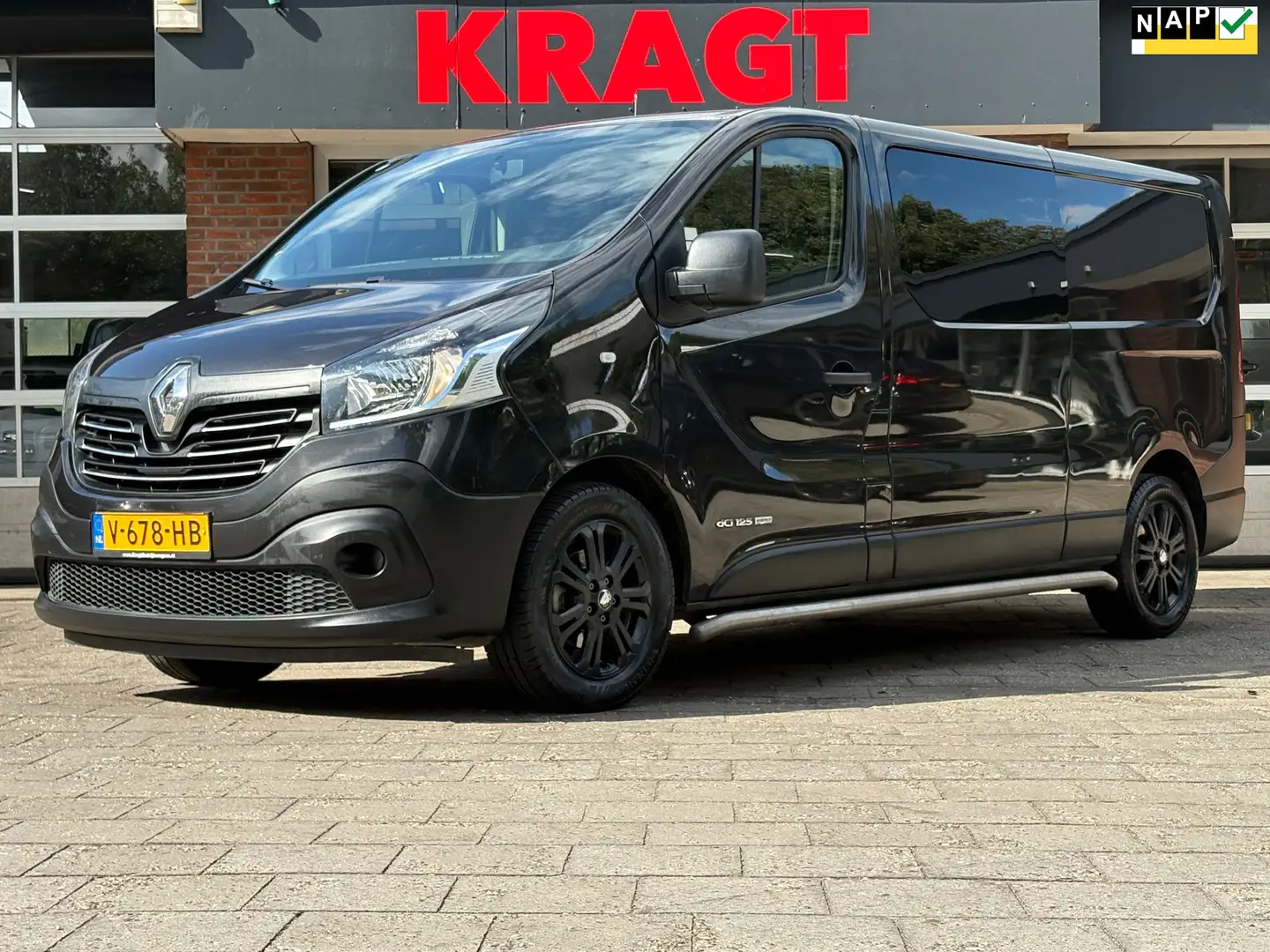 Renault Trafic 1.6 dCi T29 L2H1 DC Comfort Energy dubbelcabine, E Zwart - 1