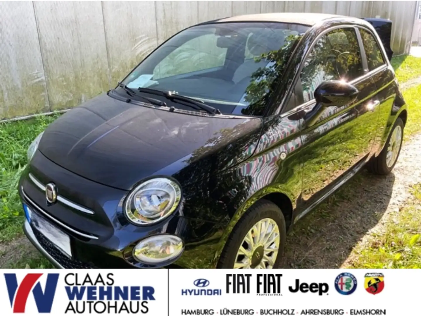 Fiat 500C DolceVita 1.0 Mild Hybrid EU6d MY21 UConnect DAB Schwarz - 1