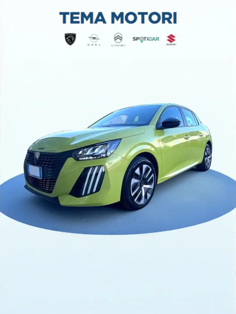 Peugeot 208 Hybrid 100 e-DCS6 Style Giallo - 1
