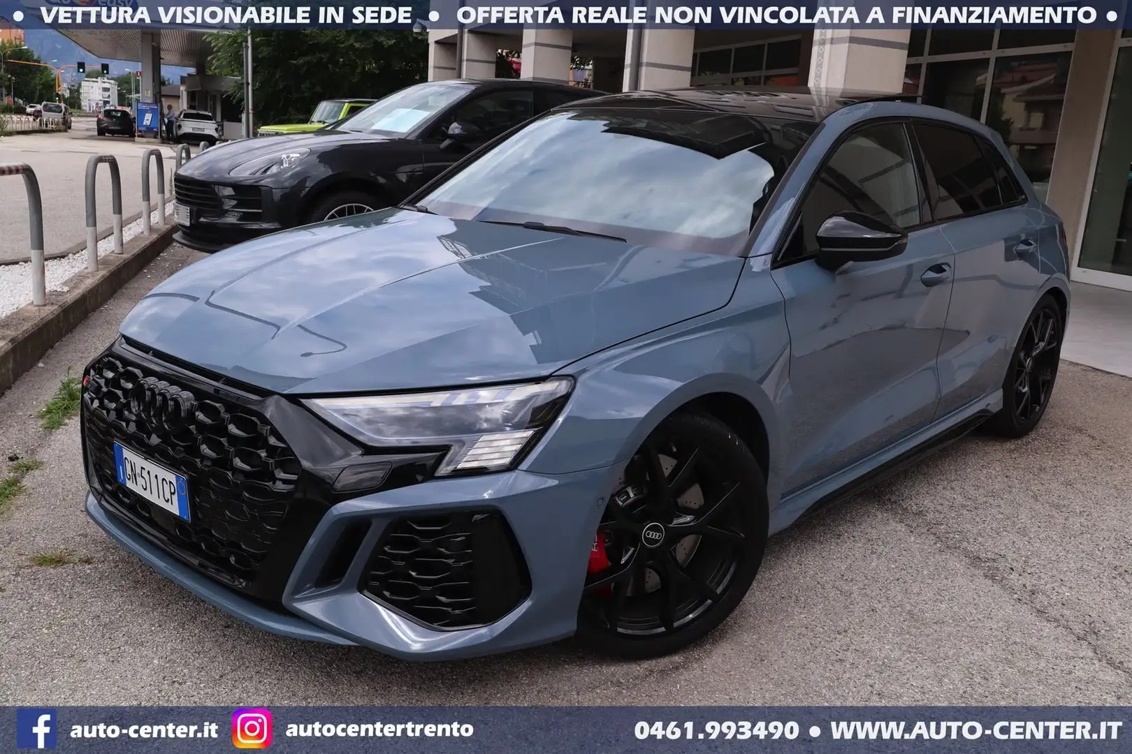 Audi RS3 RS3 SPB TFSI TETTO VMAX *GARANZIA2027 Gris - 2