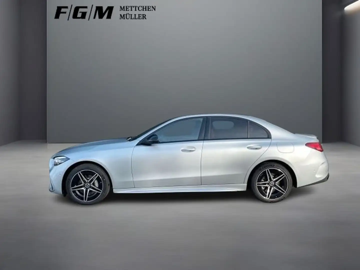 Mercedes-Benz C 300 de 4M AMG Burm|KeyGo|S-Dach|TWA|Night|Pano Argent - 2